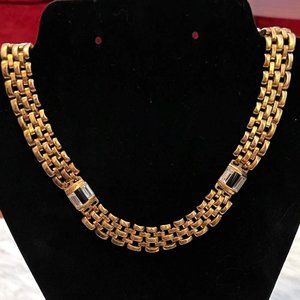 14kt Gold Vermeil over 925 Silver Panther Necklace